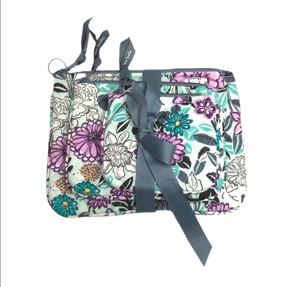 Vera Bradley Handbags - Vera Bradley Cosmetic Trio Cases Penelope’s Garden